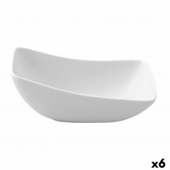 Kauss Ariane Vital Squared Ceramic White (Ø 14 cm) (6 ühikut)