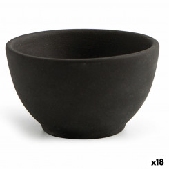 Миска Quid Mineral Ceramic Black (9 x 5 см) (18 шт.)