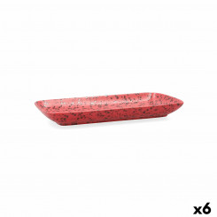 Сервировочное блюдо Ariane Oxide Ceramic Red (28 x 14 см) (6 шт.)