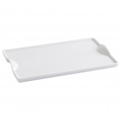 Snack tray Quid Gastro Fun Ceramic White (25,5 x 15,5 cm) (Pack 6x)
