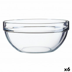 Salatikauss Luminarc läbipaistvast klaasist (20 cm) (6 ühikut)