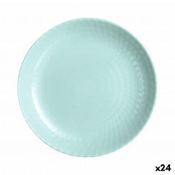 Плоская тарелка Luminarc Pampille Turquoise Glass (25 см) (24 шт.)