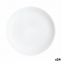 Десертное блюдо Luminarc Pampille White Glass (19 см) (24 шт.)