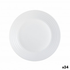 Десертное блюдо Luminarc Harena White Glass (19 см) (24 шт.)