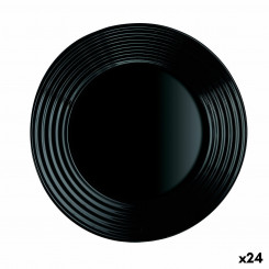 Magustoiduroog Luminarc Harena Black Glass (19 cm) (24 ühikut)