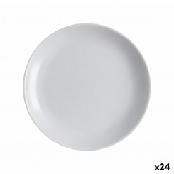 Десертное блюдо Luminarc Diwali Grey Glass Закаленное стекло (19 см) (24 шт.)