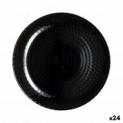 Magustoiduroog Luminarc Pampille Black Glass (19 cm) (24 ühikut)
