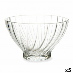 Set of bowls Transparent Glass (Ø 10,8 x 7 cm) (290 ml) (5 Units)