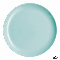 Плоская тарелка Luminarc Diwali Turquoise Glass (25 см) (24 шт.)