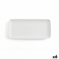 Сервировочное блюдо Ariane Vital Coupe Прямоугольное керамическое белое (36 x 16,5 см) (6 шт.)