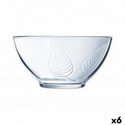 Bowl Luminarc Sheets Breakfast Transparent Glass (500 ml) (6 Units)