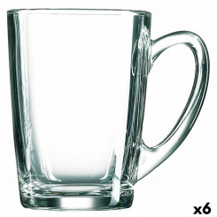 Cup Luminarc New Morning Breakfast Transparent Glass (320 ml) (6 Units)
