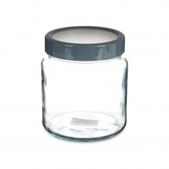 Tinahall läbipaistev klaas (11,5 x 13,2 x 11,5 cm) (1000 ml)