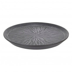 Плоская тарелка Керамическая керамика Lotus Porcelain Black (ø 23 x 2,5 см)