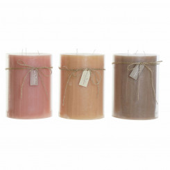 Scented Candle DKD Home Decor (3 pcs) (15 x 15 x 20 cm)