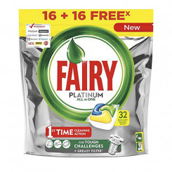 Nõudepesumasina pastillid Fairy kõik ühes Platinum Fresh (24 ühikut)