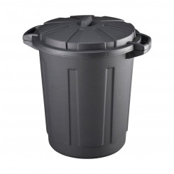 Waste bin Black polypropylene 80 L