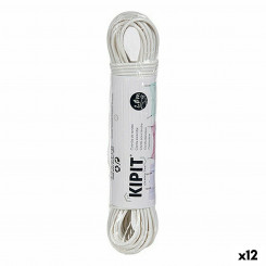Valge PVC pesuliin 20 m (12 ühikut)