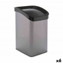 Контейнер для мусора Самосвал Темно-серый Пластик 12 л (6 шт.)