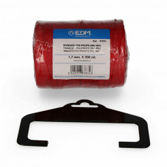 Braided skein EDM Red polypropylene