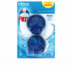 Освежитель воздуха для туалета Pato 2 x 50 г Дезодорант Agua Azul