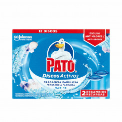 Освежитель воздуха для туалета Pato Discos Activos Сменный темно-синий 2 шт. Дезинфицирующее средство