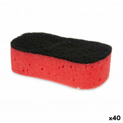 Scourer Foam Красный Черный Абразивное волокно (40 шт.)