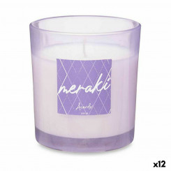 Scented Candle Violet (120 g) (12 Units)