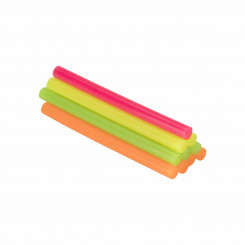 Hot melt glue sticks Salki 430106 Multicolour Decoration fluoride Ø 8 x 95 mm (22 Units)