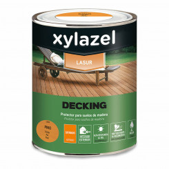 Lasur Xylazel Decking Surfaces Protector 750 ml Pinewood Satin finish