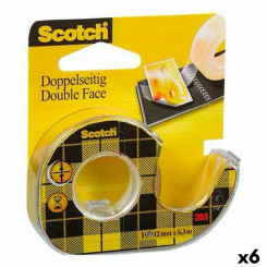 Double Sided Tape Scotch 12 mm x 6 m (6 Units)