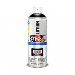 Spray paint Pintyplus Evolution RAL 9005 Matt Water-based Jet Black 300 ml