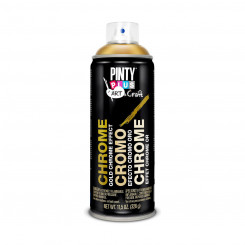 Spray paint Pintyplus Art & Craft C151 326 ml Chrome Golden