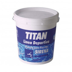 Acrylic paint Titan Sirena 183271004 Blue Pool Matt 4 L