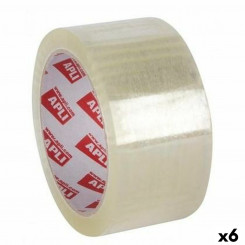 Adhesive Tape Apli 48 mm x 132 m Transparent (6 Units)