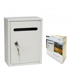 Letterbox EDM Linear Steel White (26 x 20 x 7,5 cm)