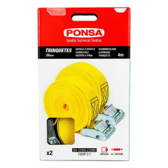 Ratchet Ponsa 027,048,035,108 Yellow 35 mm x 4 m 2 Units