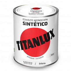 Synthetic enamel paint Titanlux 5809019 White 750 ml