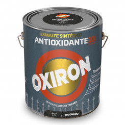 Краска эмаль синтетическая Oxiron 5809045 Metal Black 4 л
