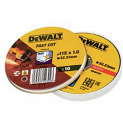 Lõikeketas Dewalt Fast Cut dt3506-qz 10 ühikut 115 x 1 x 22,23 mm
