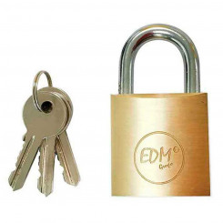 Key padlock EDM Brass normal (3 x 1,7 cm)