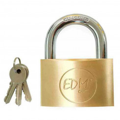 Key padlock EDM Brass normal (6 x 3,6 cm)