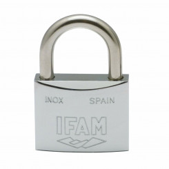 Замок навесной с ключом IFAM INOX 30 Нержавеющая сталь обычный (3 см)