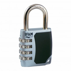 Combination padlock IFAM C45S Steel Zinc 6,3 mm (4,45 cm)