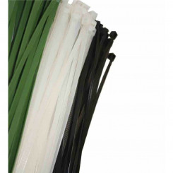 Нейлоновые кабельные стяжки EDM 200 x 4,8 мм зеленые 100 шт.