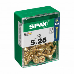 Box of screws SPAX Wood screw Flat head (5 x 25 mm) (5,0 x 25 mm)