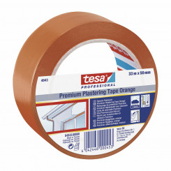 Изолента TESA Revoco Premium 4843 Оранжевый Натуральный каучук ПВХ (33 м x 50 мм)