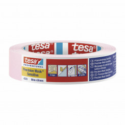 Клейкая лента TESA Precision Mask Sensitive Розовая (50 м x 25 мм)