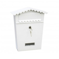 Letterbox EDM House Steel White (21 x 6 x 30 cm)