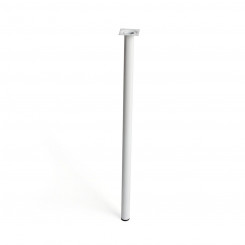 Legs Rei 401g Cylindrical Steel White Modern (Ø 3 x 70 cm)